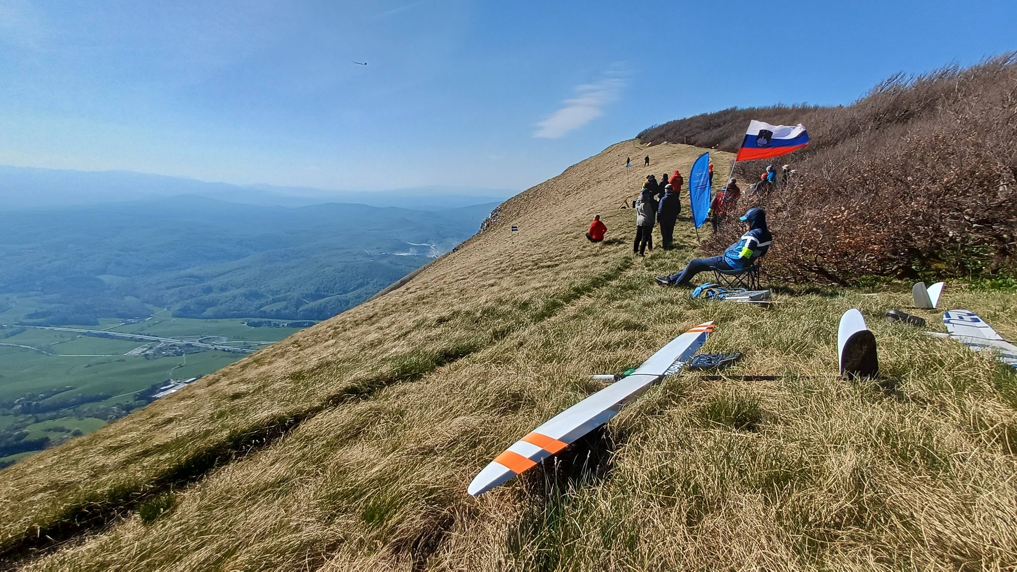 TAIPAN F3F on a slope during a competition